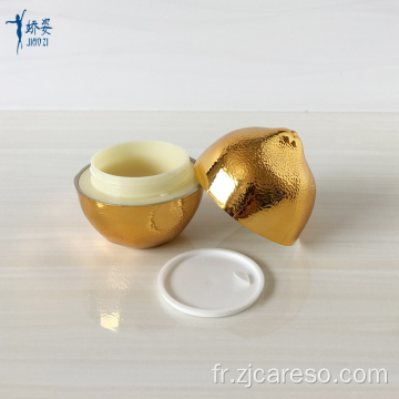Pot de crème pour bébé en forme de citron Forme de fruit